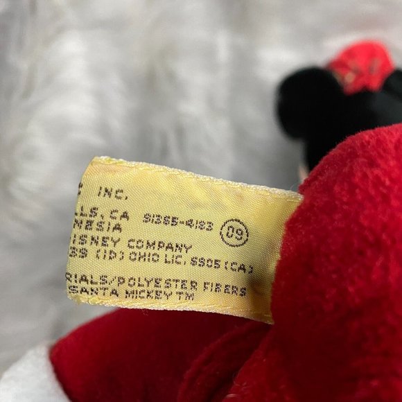 Vintage Mickey Mouse & Minnie Mouse Christmas Plush Set of 2 Applause 17" Tall - Picture 10 of 12